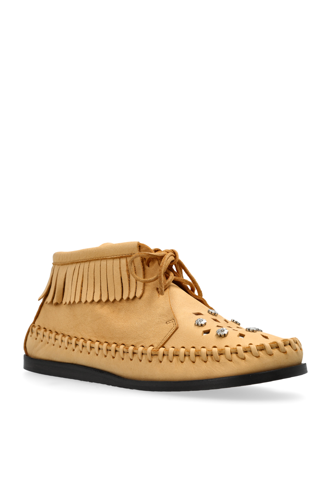ショートブーツ・ブーティ Isabel Marant Beige leather Felsa lace-up shoes Beige Leather shoes Felsa Isabel Marant - Vitkac AS